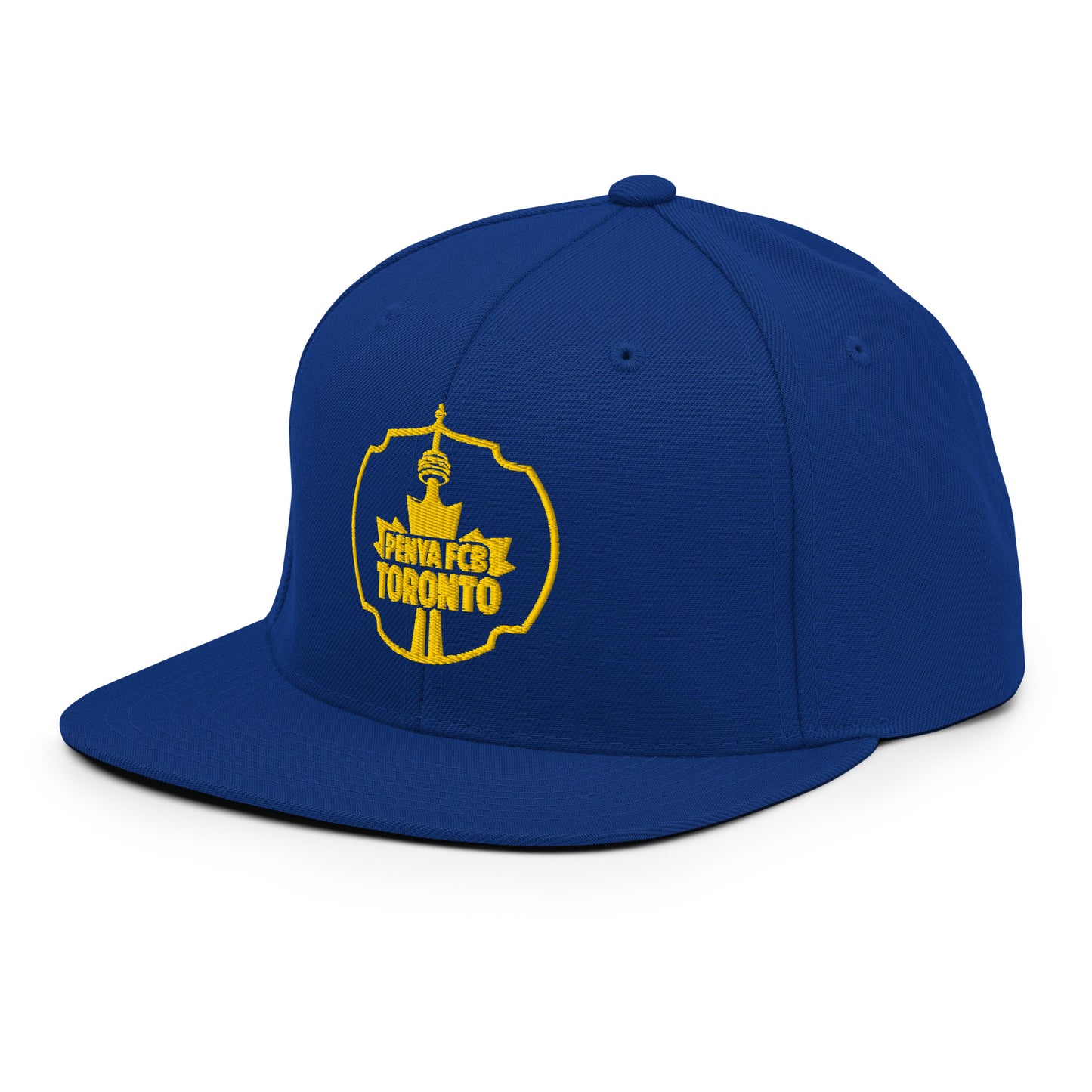 Penya Blaugrana Toronto Snapback Hat - Official Supporter Club Cap - Navy/Red & All-Blue Variants