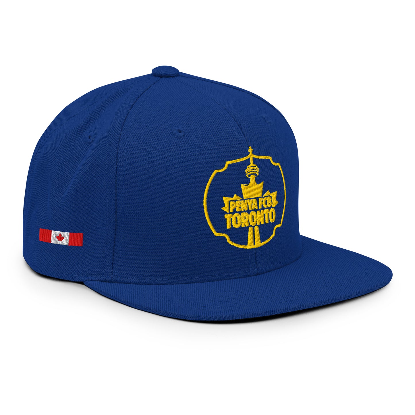 Penya Blaugrana Toronto Snapback Hat - Official Supporter Club Cap - Navy/Red & All-Blue Variants